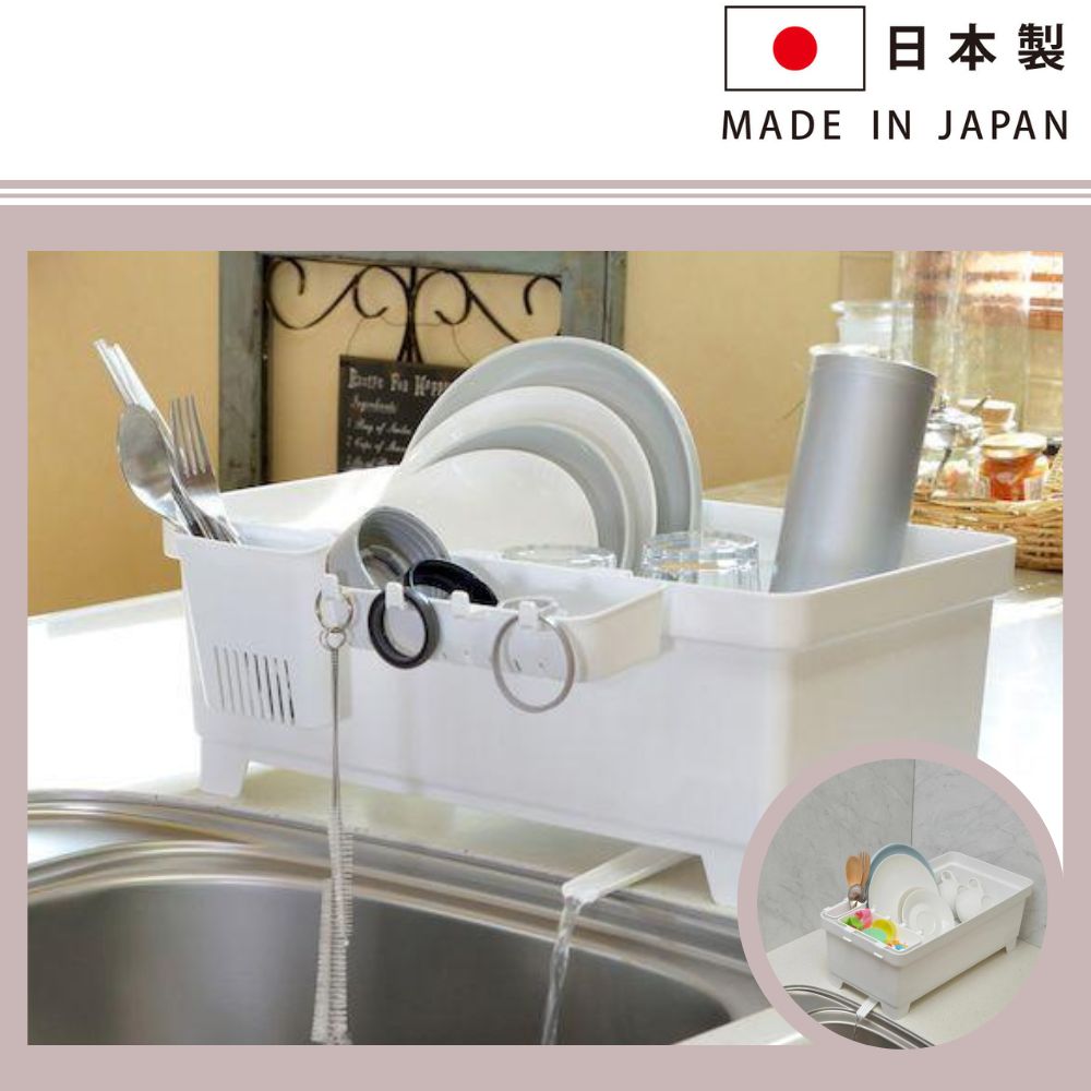 碗碟瀝水籃 | 長方型 | Inomata | 日本製 | I-0048